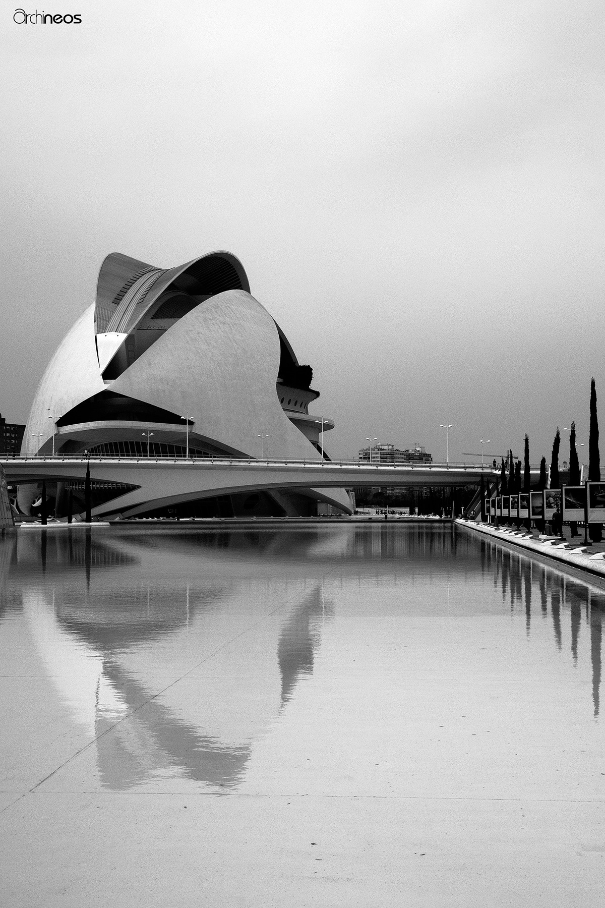 Architecture Photography valencia Ugo Villani Archineos monochrome calatrava