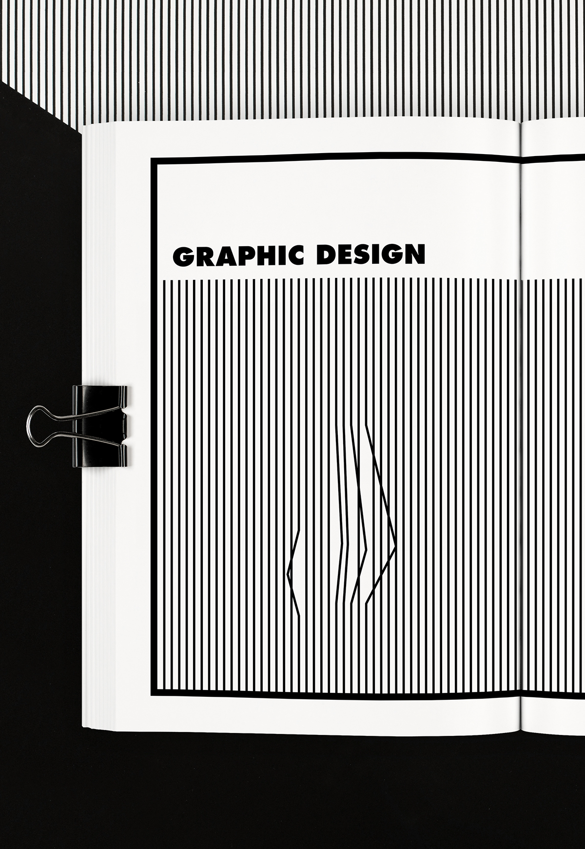 Show case lines distruption Exhibition  degree show Catalogue DVD design CD design Catalogue design black and white book book design identity visual identity London