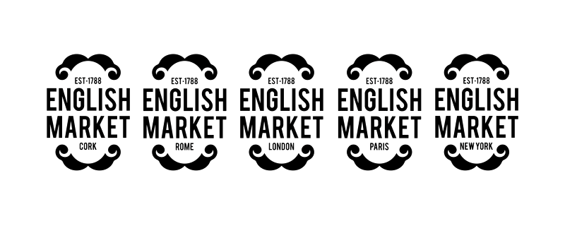 Corks English Market  cork english market Ireland tags Business Cards crumbs sauce fish tin wrapper old vintage strong