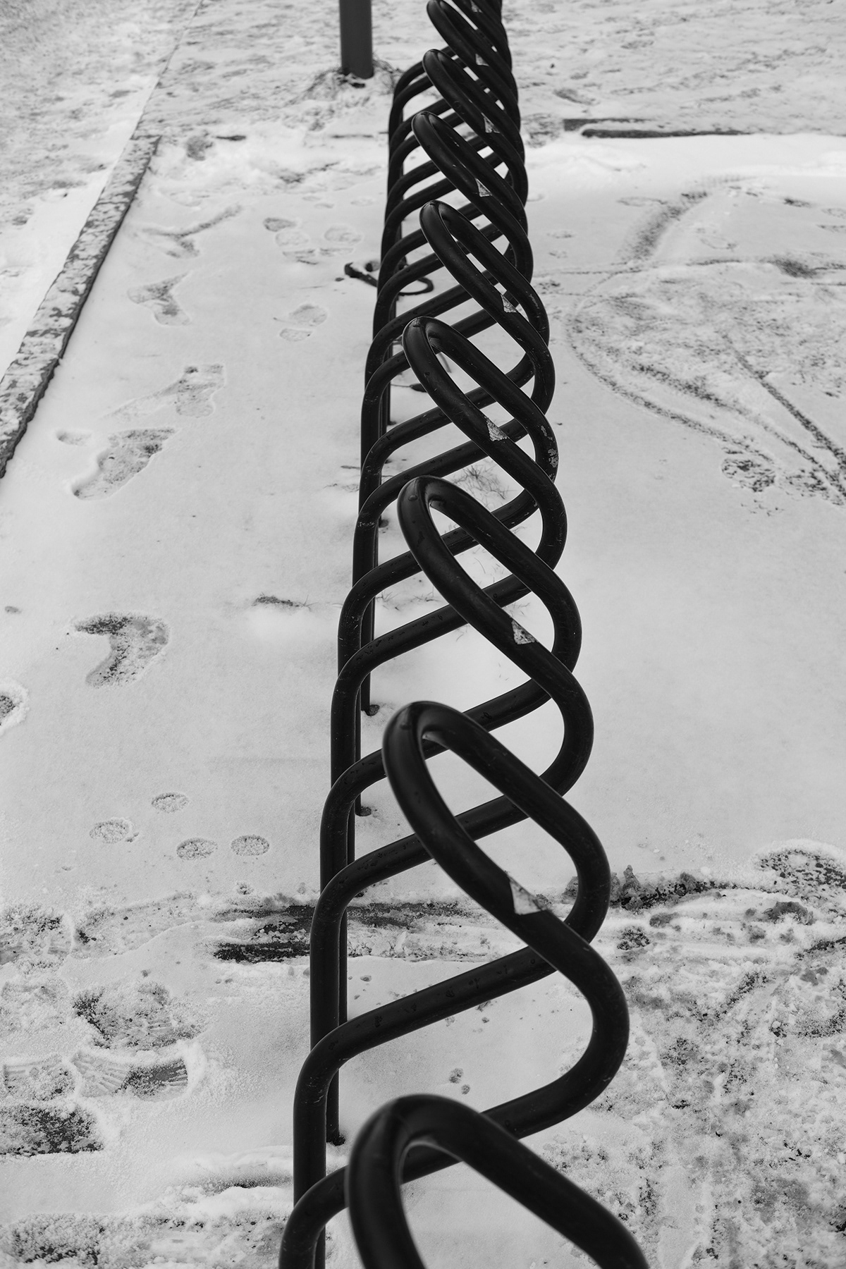 black and white Photography  city Urban Street monochrome winter snow Sweden Gothenburg