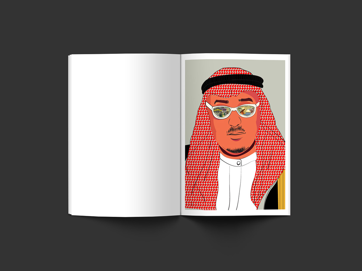 illustration arabic arabic father