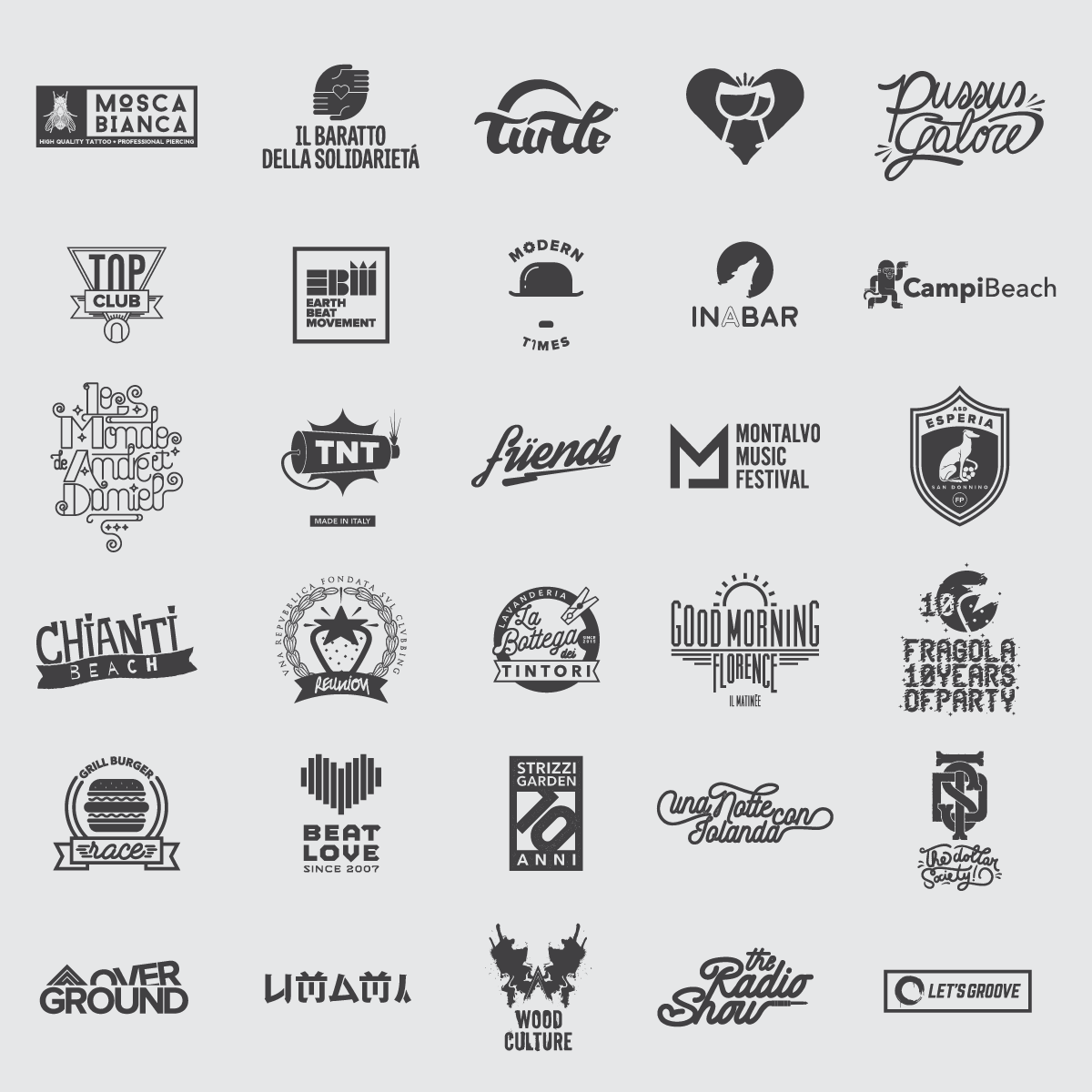 1 year of Logos (2014-2015) on Behance