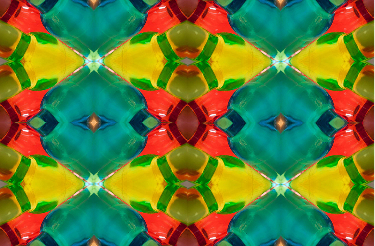 pattern Digital Art  glass colors