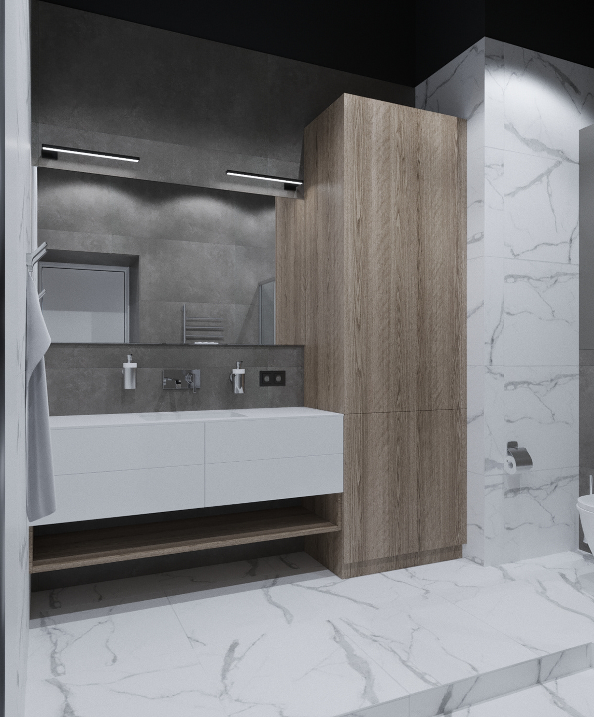 3D 3ds max CGI corona house Interior interior design  Render smarthouse visualization