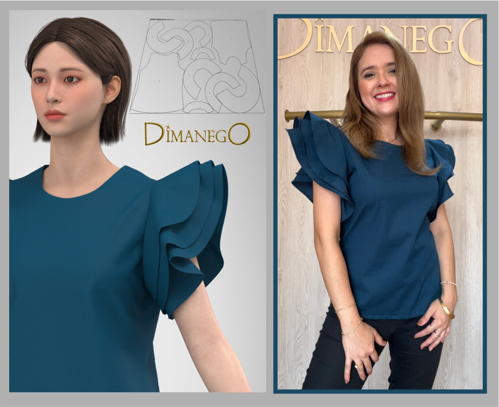 Clo3d 3d fashion digital fashion 3D Clothing fashion design virtual fashion 3D Garment Digital Art  clo3d virtual DIMANEGO