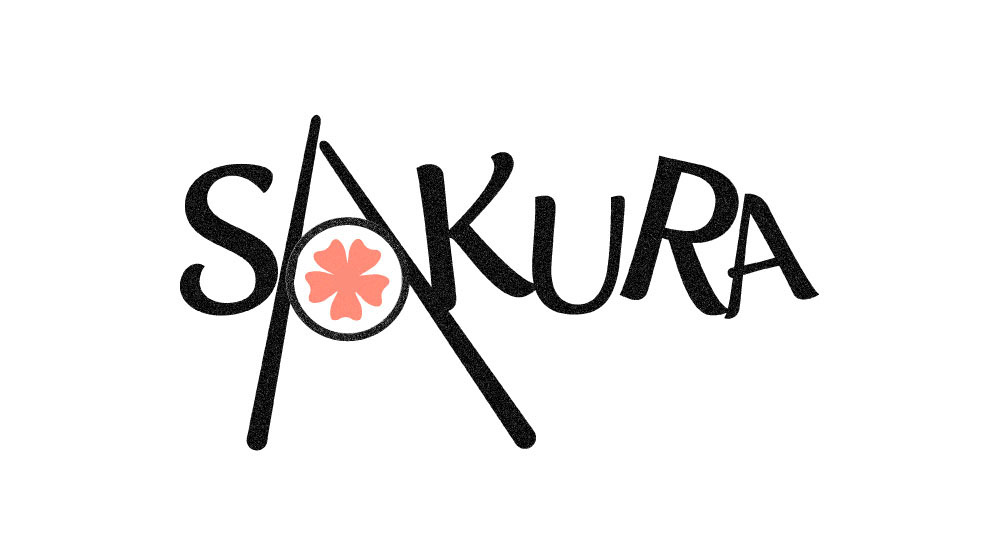 Logo Design branding  thirty logos challenge sakura