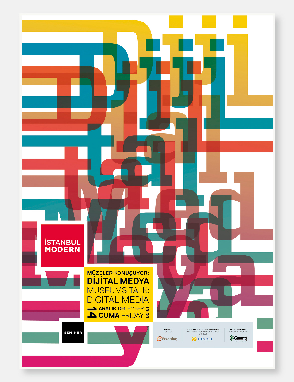 istanbul modern museum poster emre Ozbek power Young Program digital media