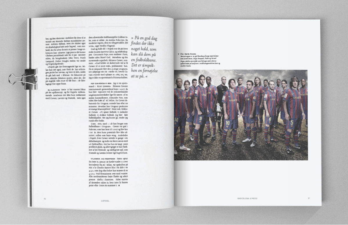 magazine sport football redesign editorial