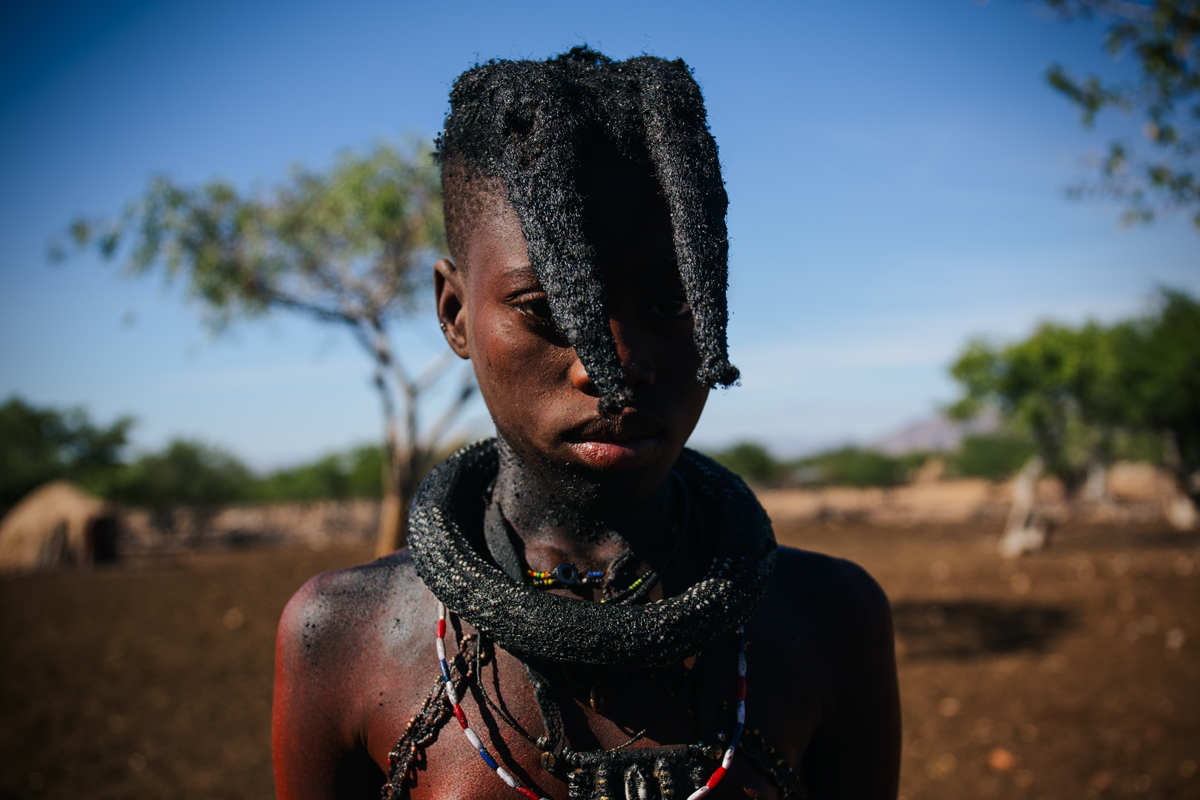 Namibia himba tribe tribal africa african portraits desert Ethnic ochre.