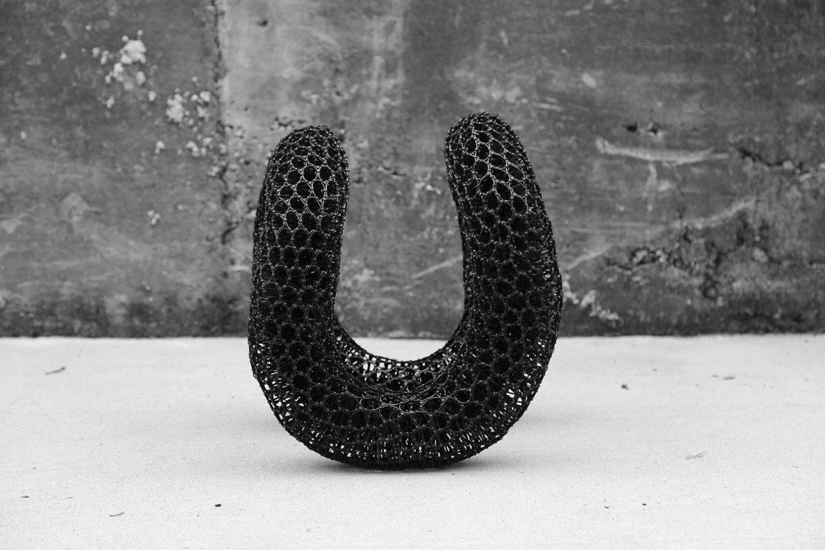 art cable ties contemporary art fiber art organic form sculpture soft sculpture textile art visual art zip ties