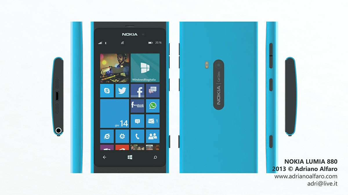 nokia lumia concept shell cover removable color polycarbonate PureView   industrial design product gorilla glass