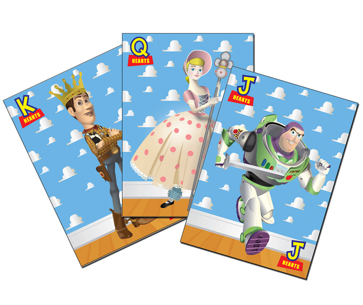 Playing Cards toy story royalty re-creation king queen jack