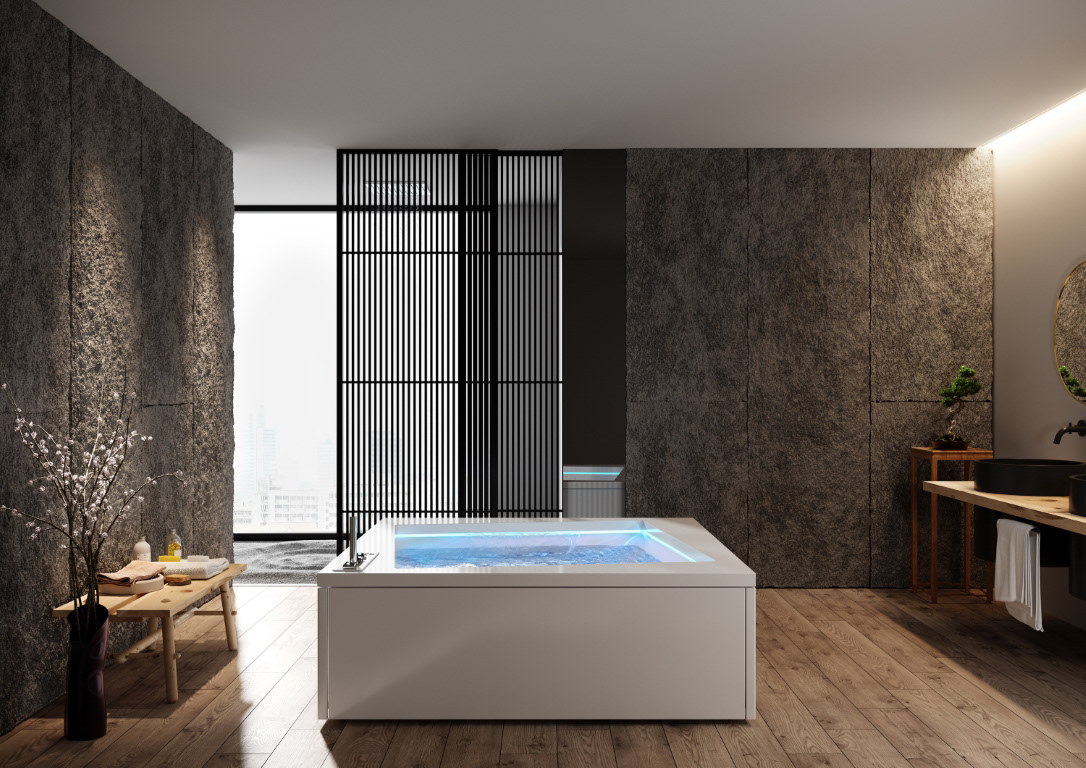 bathroom Interior product bidet Render CGI visualize