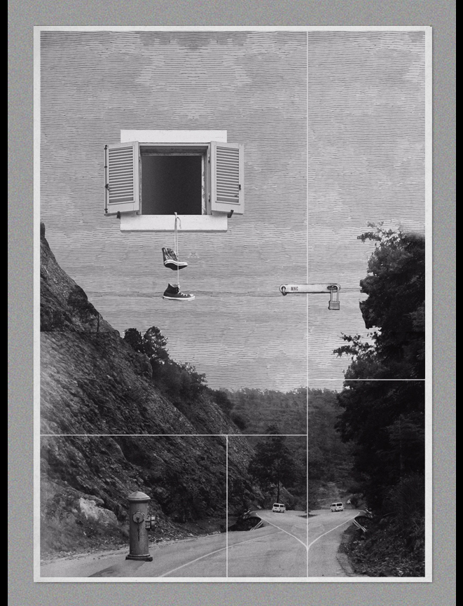 black White Fotomontaje retoque blanco negro collage diseño photomontage