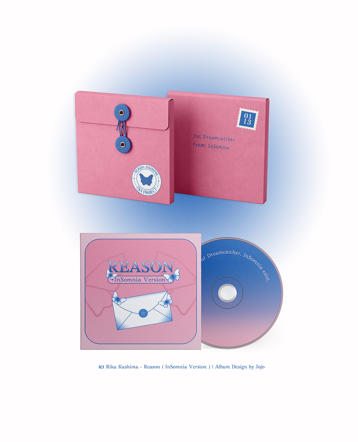 Dreamcatcher packaging design CD design album art Album design dreamcatcher kpop deukae dreamcatcher album dreamcatcher reason Fan Project