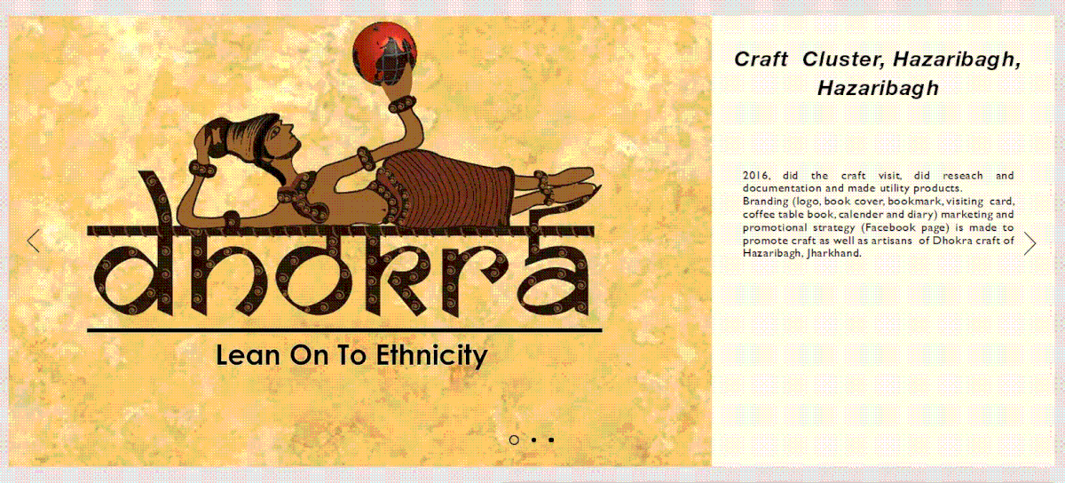 Ethnic JHARCRAFT art branding  identity visiting card Diary COFFEE TABLE BOOK Calender logo
