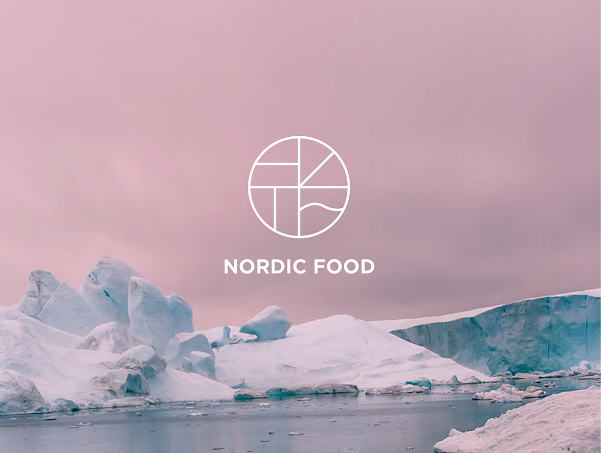 nordic Nature danish the north aesthetics Food  Web campaign photos logo Student work minimalistic digital