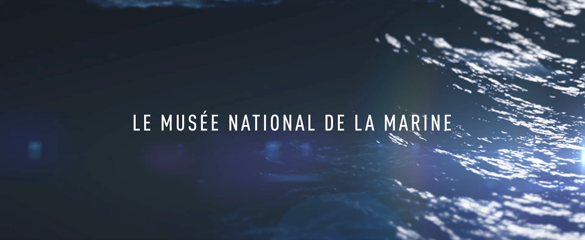 navy generative logo Data Ocean museum brand branding  blue marine nationale