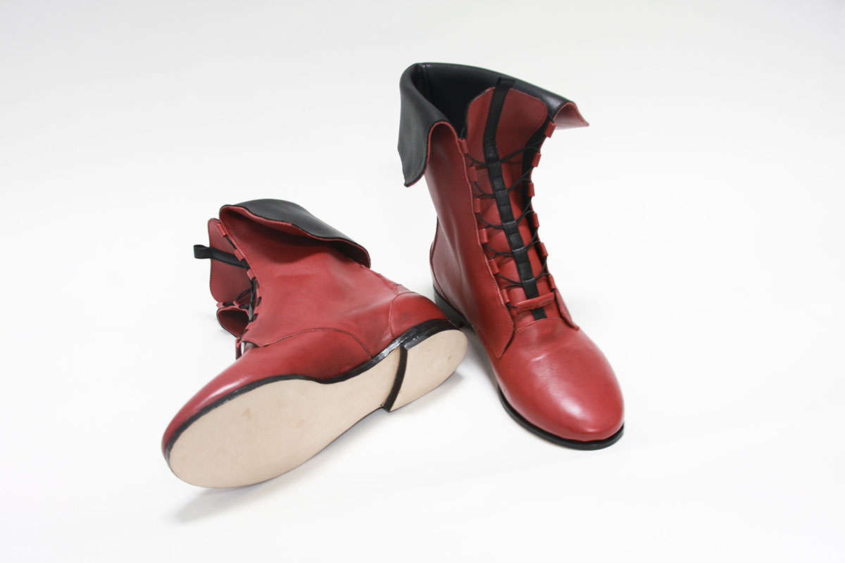 footwear shoes boots red bespoke handmade handmade shoes