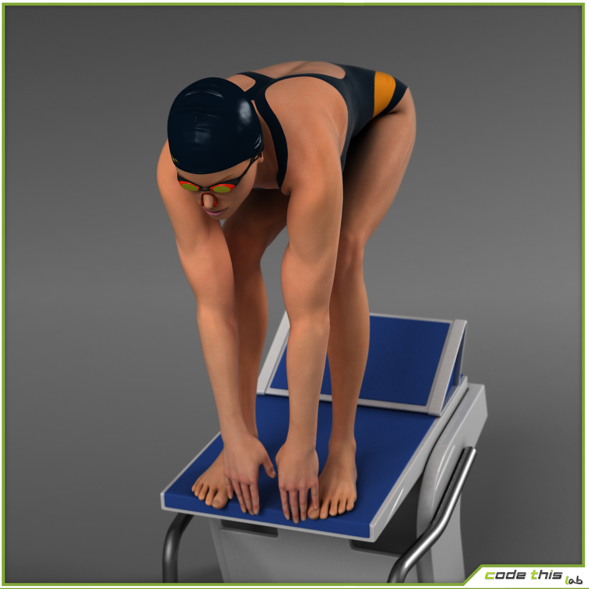 photoreal Pool swimwear olympic freestyle breaststroke backstroke butterfly swimsuit wetsuit
