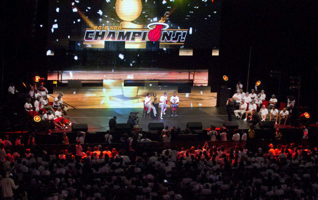 2012 HEAT Championship HEAT Championship Celebration