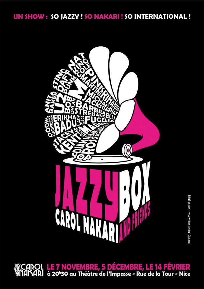 jazz affiche typographie
