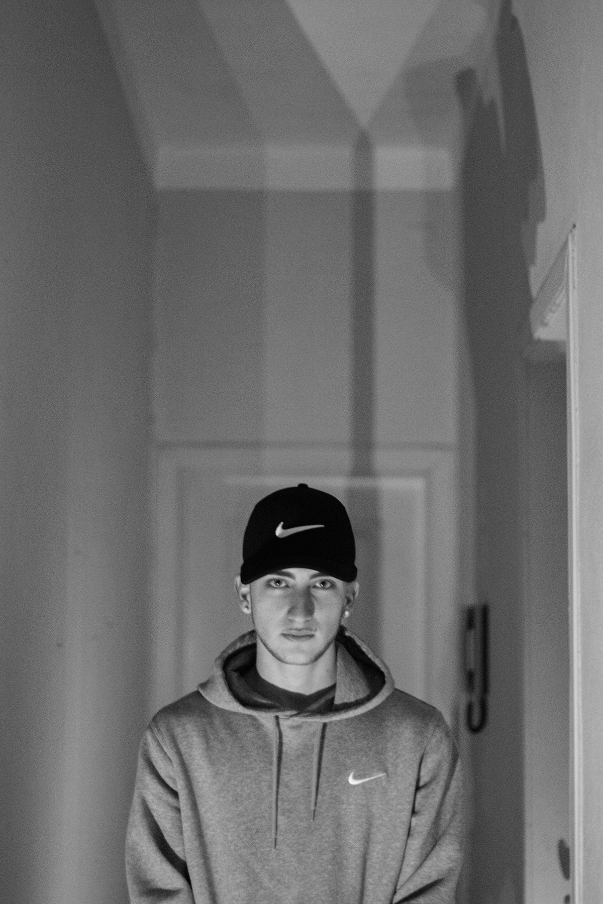 Photography  Street blackandwite Nike abandoned