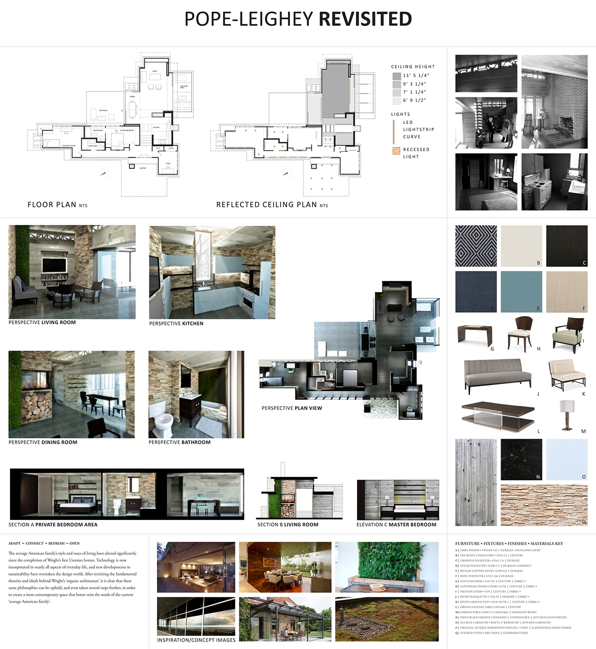 flv Frank Lloyd Wright popeleigeyhouse redesign reenvisioning greenlivingwall usonianhouse residential madeinamerica