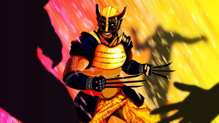 wolverine logan samurai Hero ronin