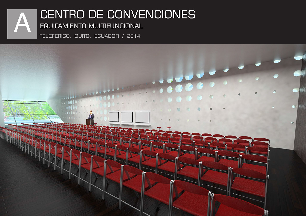 convention center teleférico quito Ecuador tesis thesis design