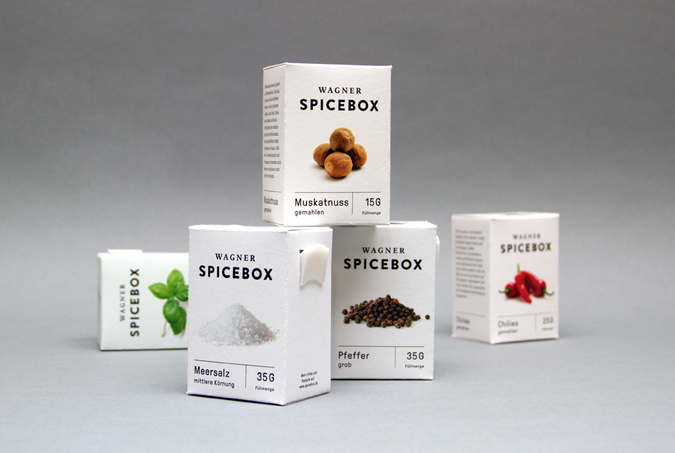 spices box modular kitchen cook Food  packaging design taste
