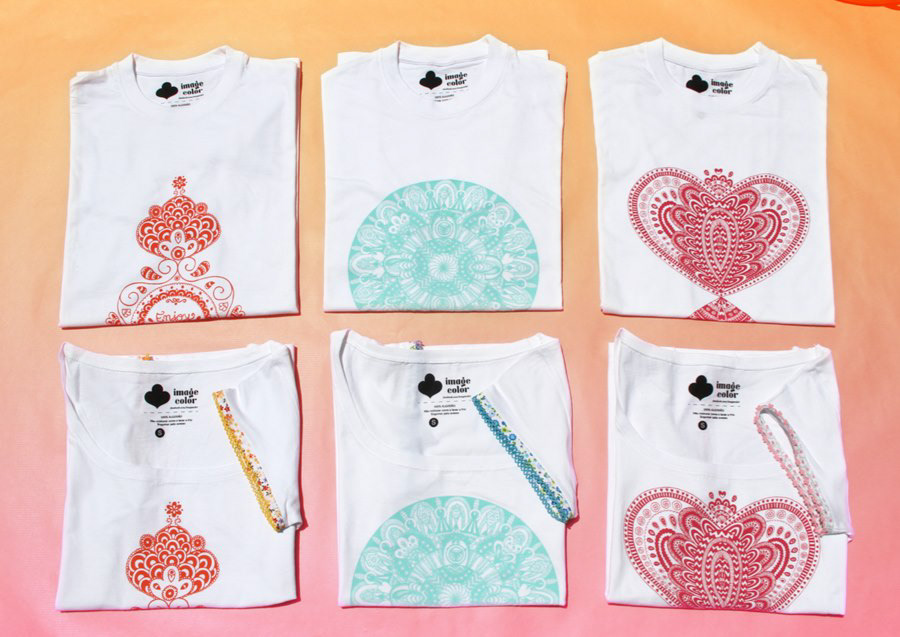 image color apparel  Tshirt  Illustration design creative direction Nature  patterns pattern creativy Love folk