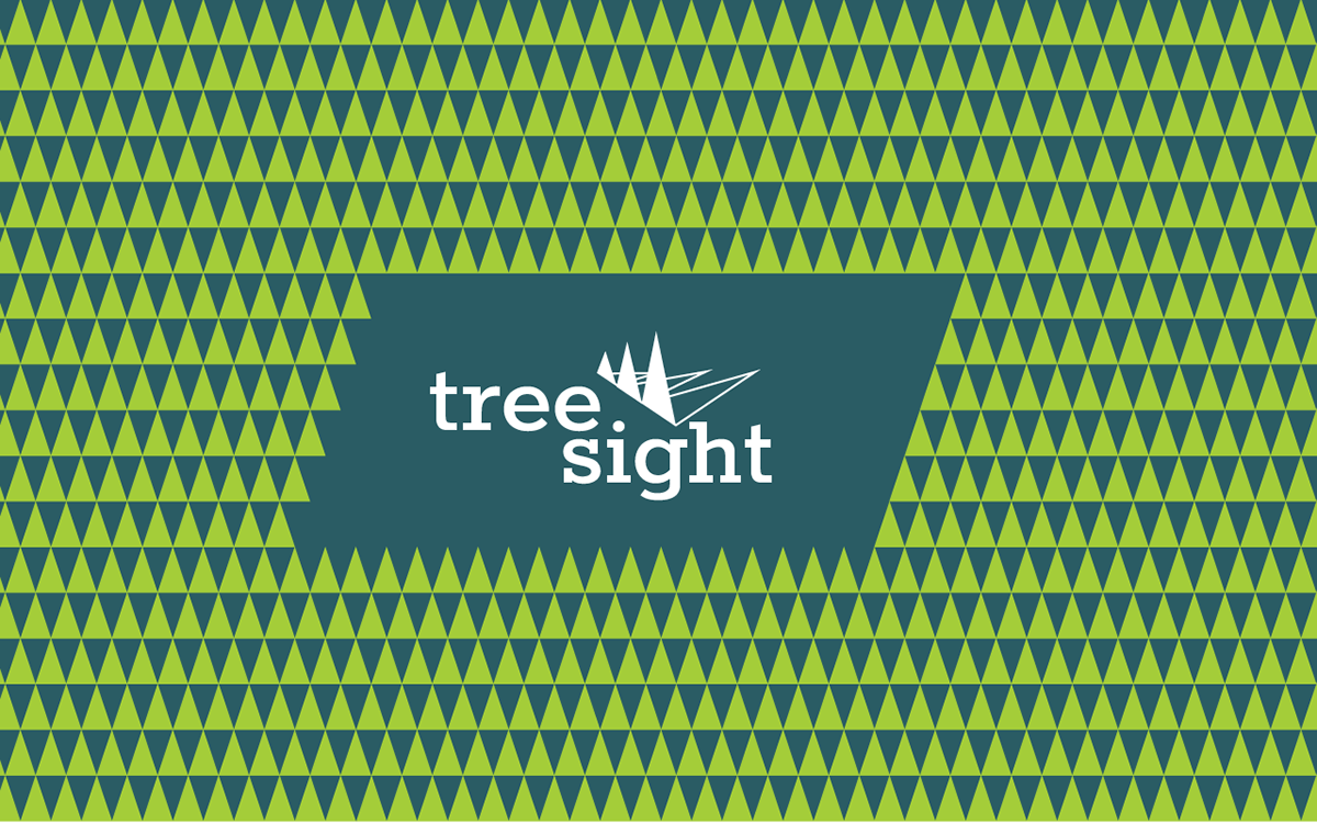 logo green Technology branding  trees Graphs geometric Triangles Tree  shadow