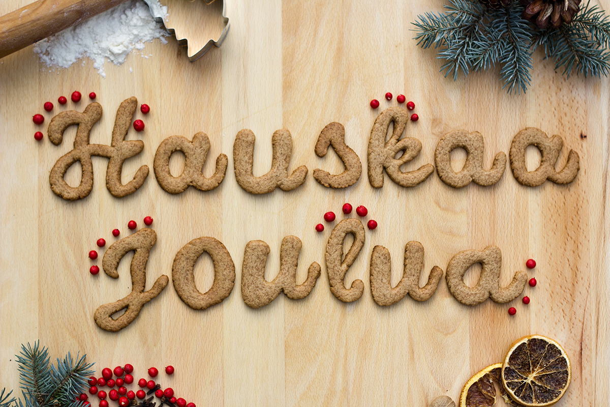 Gingerbread cookies font Christmas Natale Tree  finland graphic greetings SantaClaus fontdesign Pack graphicdesign handmade wishes