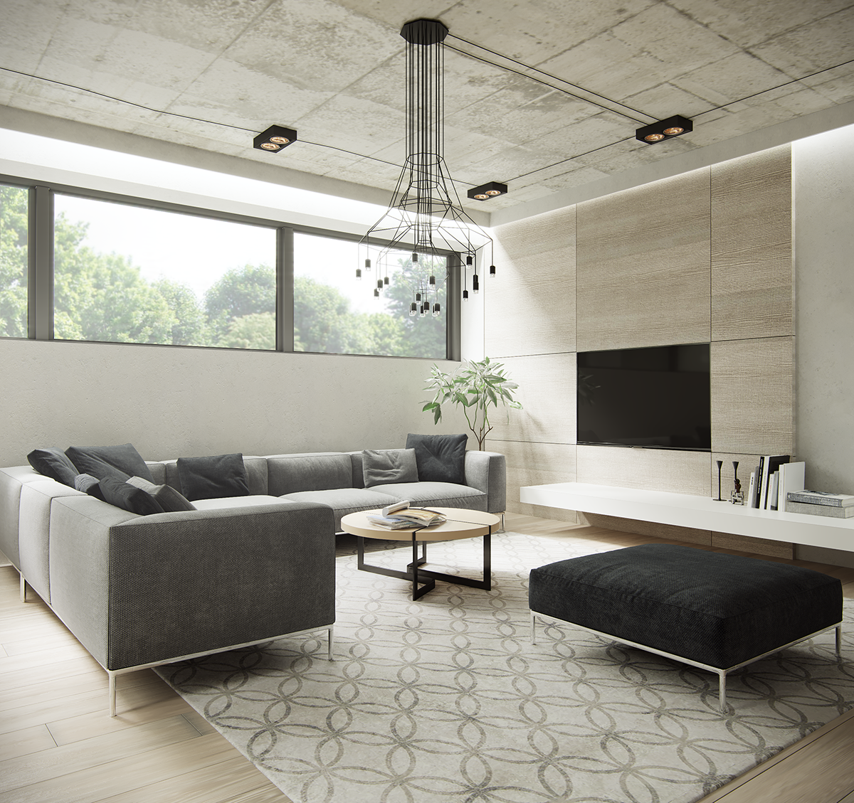 interior design  design visualization architecture computer graphics CG 3dsmax corona corona renderer living room