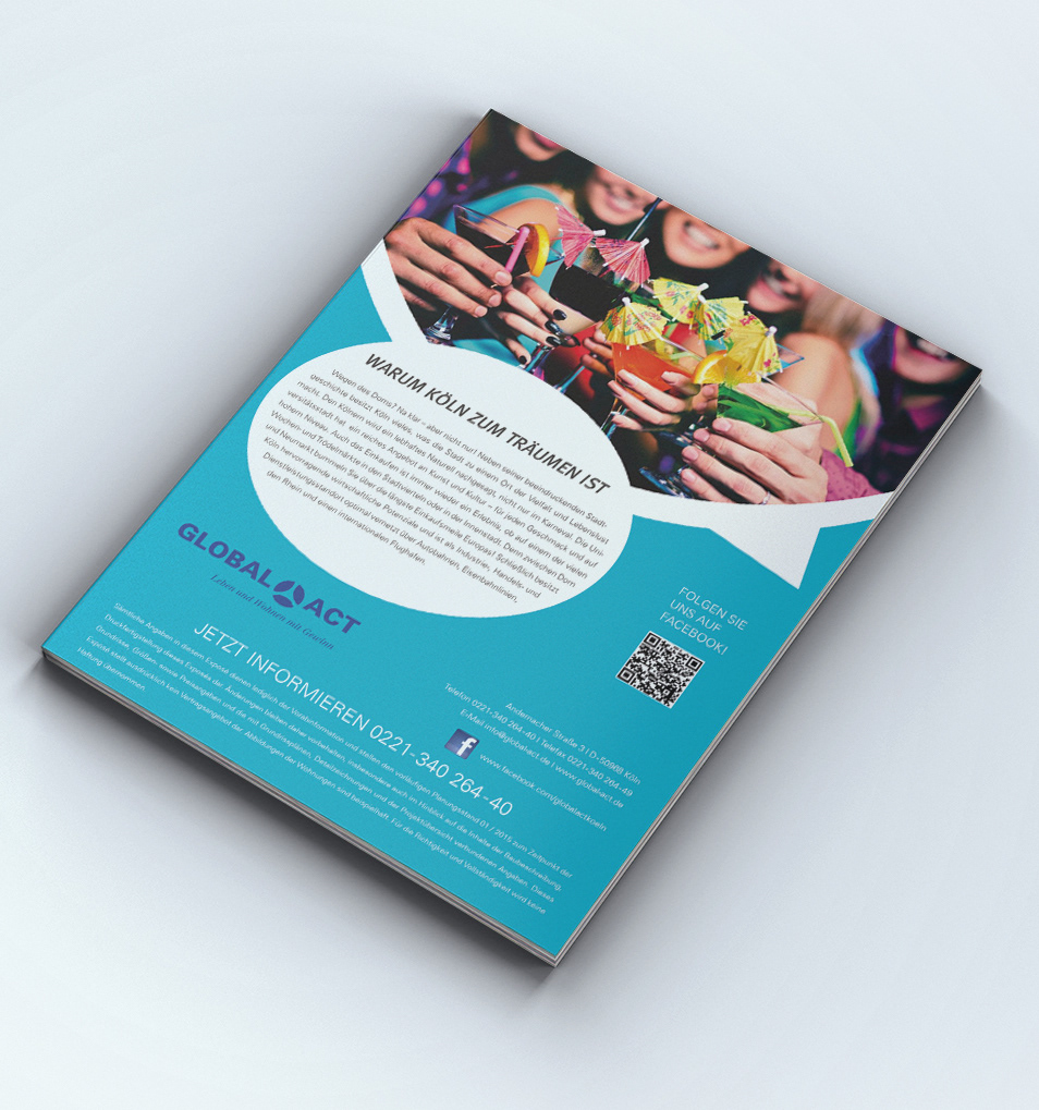 design real-estate brochure brand lifestyle party Young Urban Fun