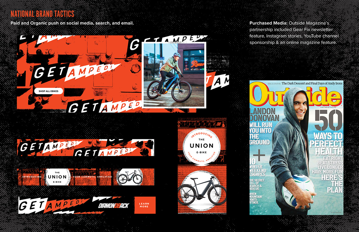 diamondback Ebike Bicycle launch campaign art direction  marketing   Advertising 