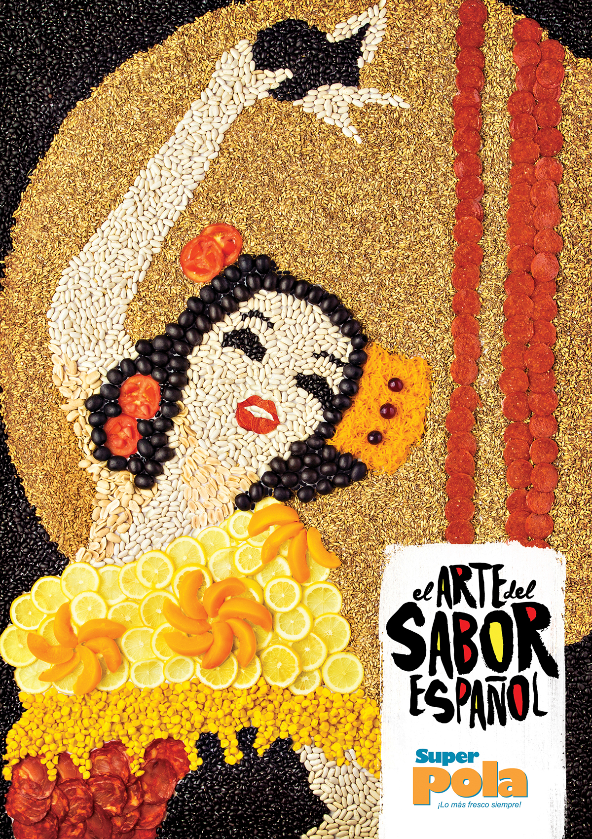 spain Super Pola Supermarket BBDO Spain Festival flavor gastronomic festival Dominican republic culture Picasso Flamenco