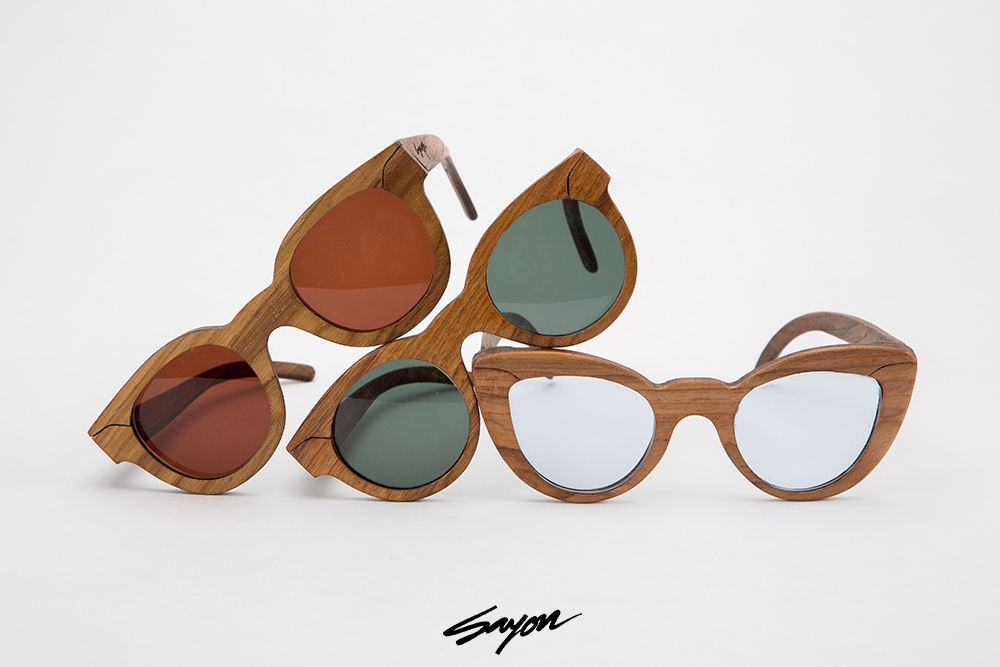 wood wooden Sunglasses handmade handcrafted eyewear teak hardwood