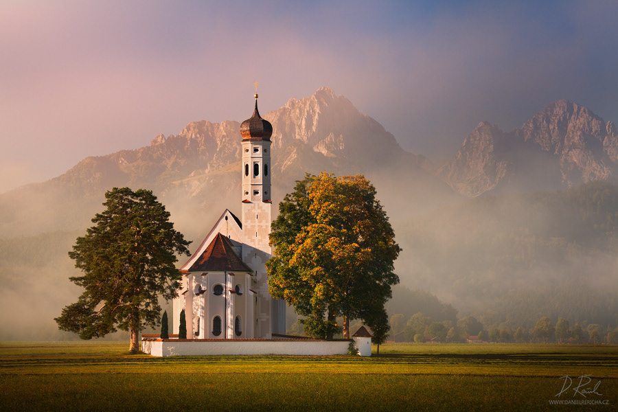 Bavaria germany autumn neuschwanstein coloman Castle church kochelsee gerold alps