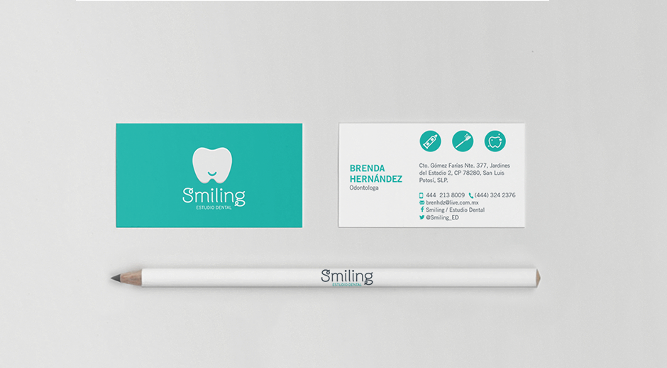 tooth Logotipo smiling estudio dental dentista dentist branding 