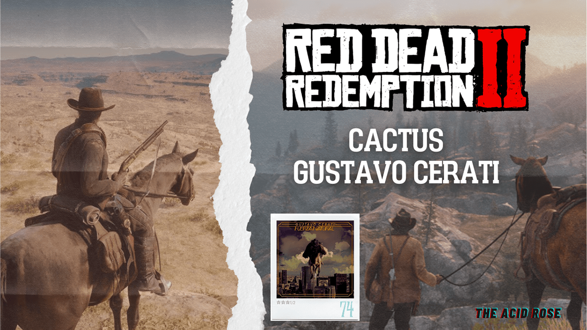 Gustavo Cerati soda stereo rock Red Dead Redemption 2 RDR2 Gaming game video edition Premiere Pro videography