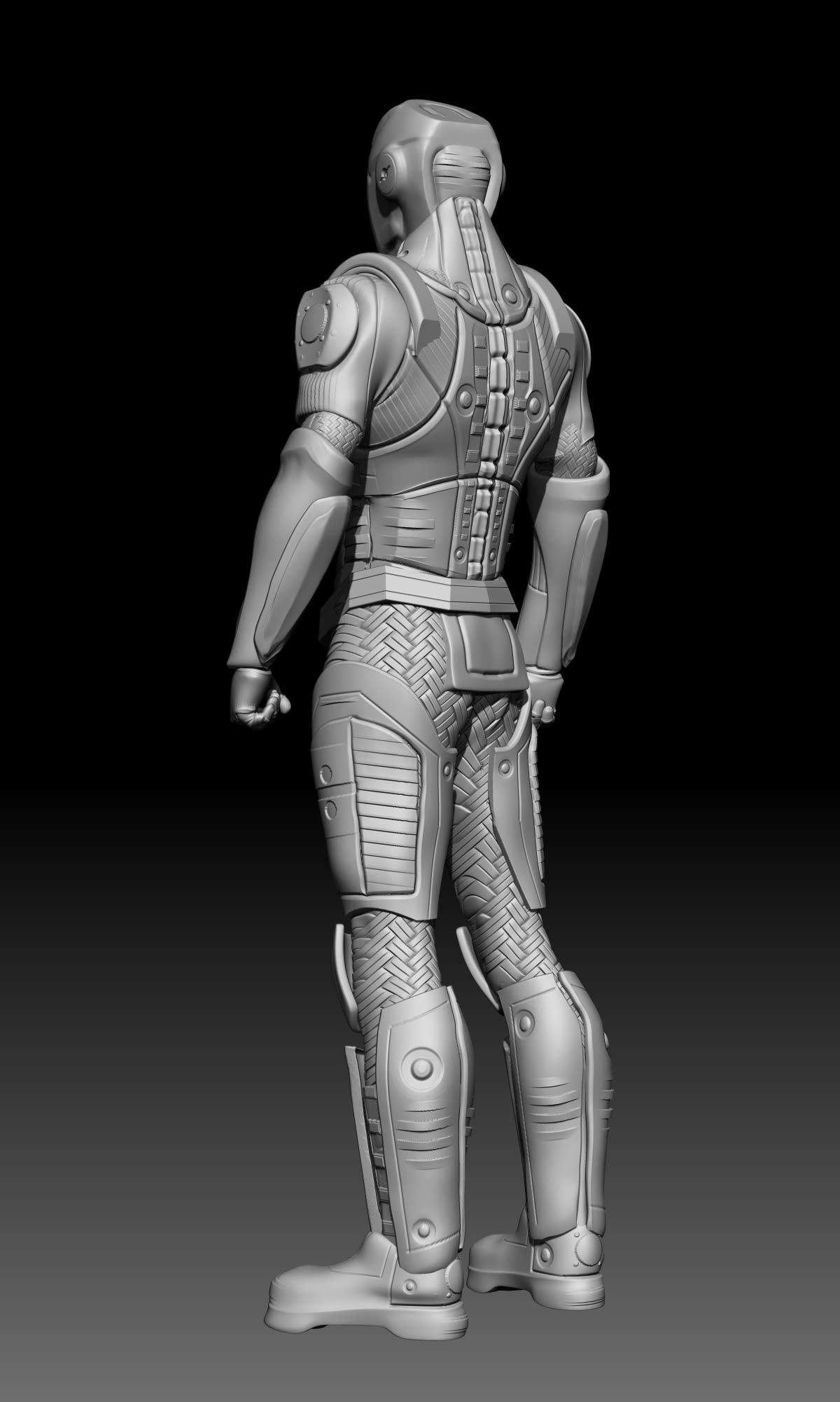 cyberg Aram Vardazaryan Character robbot desigm sculpt 3D movie concept SuperHero marvel iron man