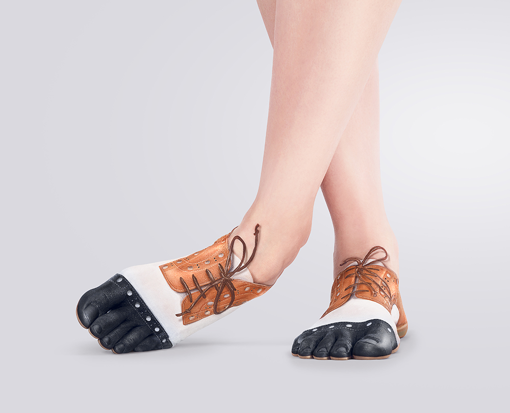Creative Retouching shoes feet foot