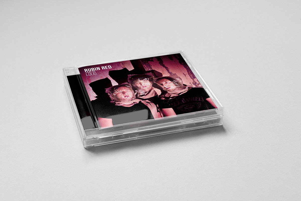 Rubin Red loud Designkillsyou asti torino Album cover rock artwork guitar disc cd poster hardrock band
