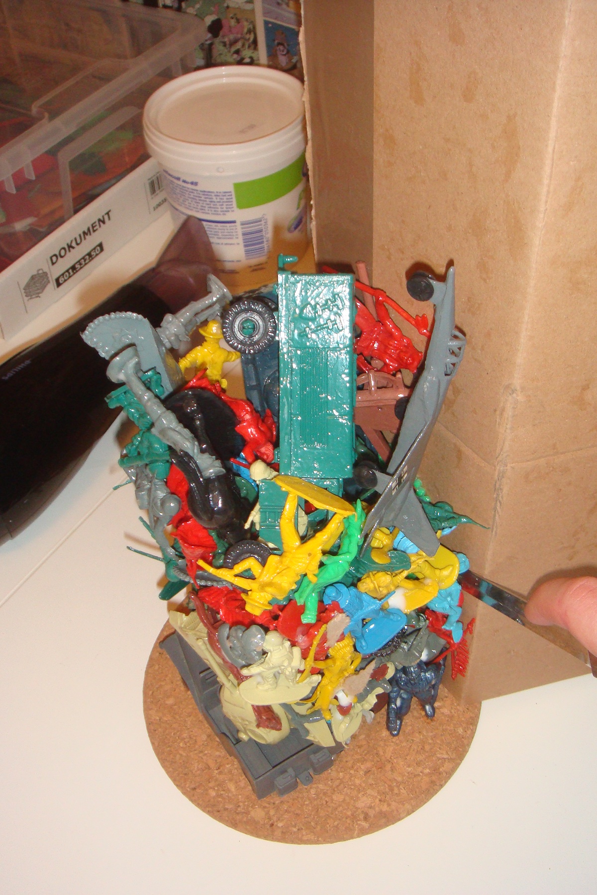 plastic soldier sculpture toy craft