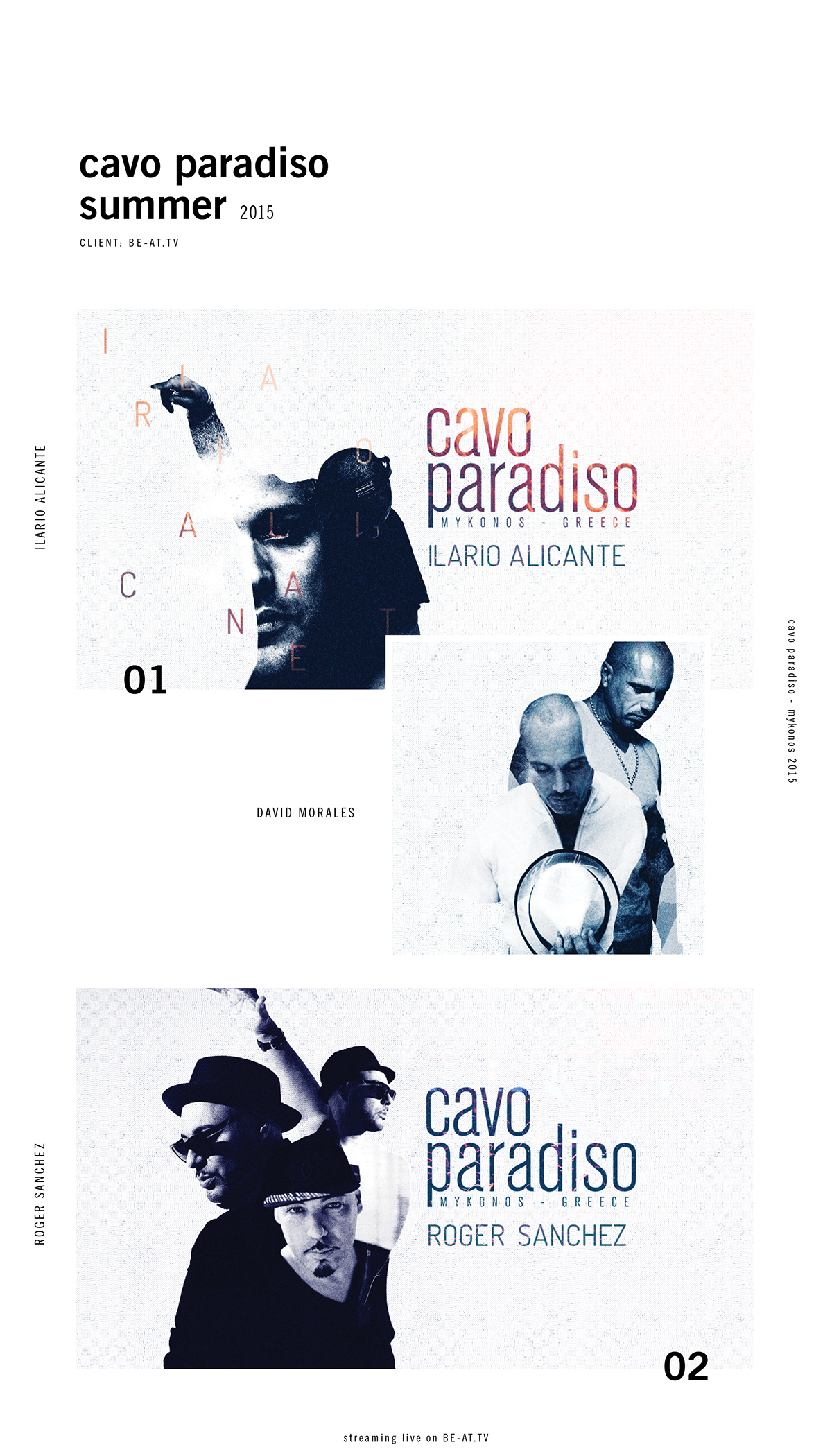 design electro festival colour Space  dj cover CAVO PARADISO joseph capriati double exposure Exposure
