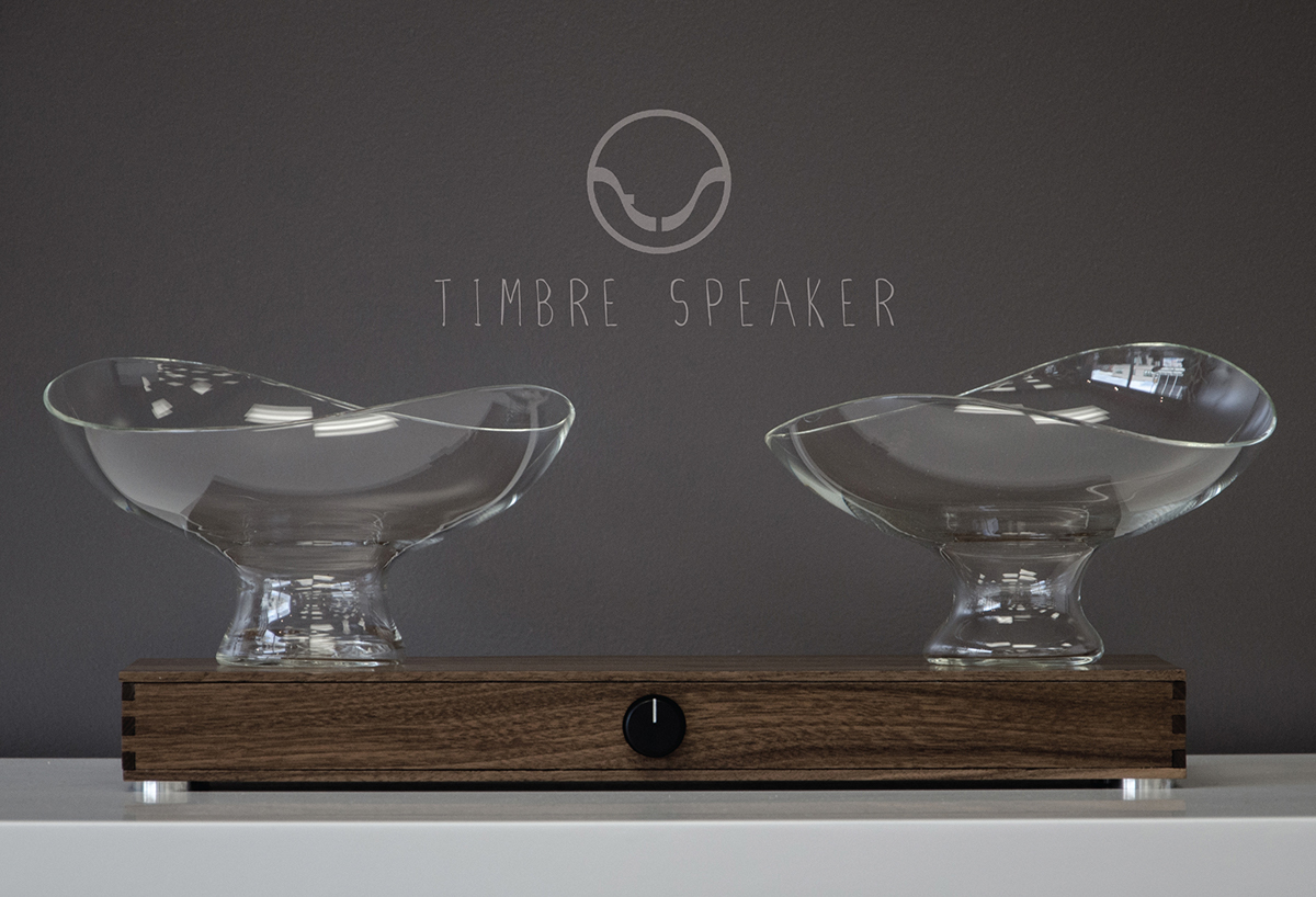 speaker  vibration speaker glass speaker wood speaker