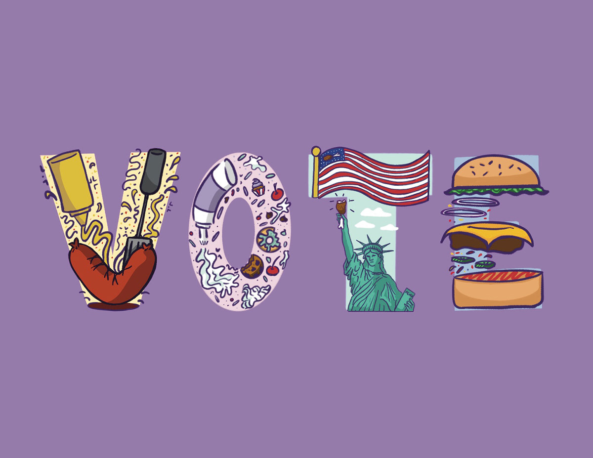 advocate art artwork banner design digital illustration Drawing  Food  food illustration Procreate