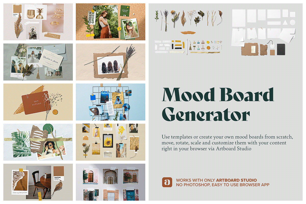 Mood Board Generator on Behance